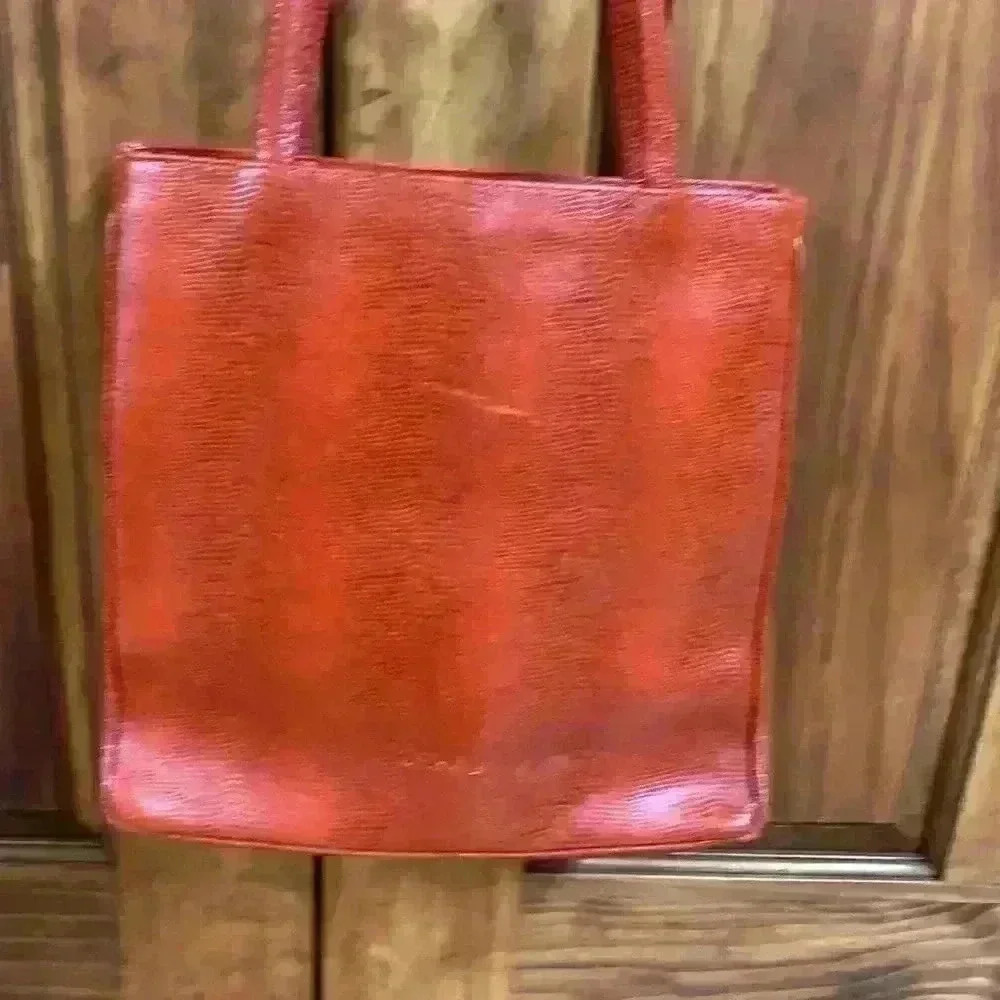 Desmo Burnt Orange Leather Purse/Handbag - Picture 3 of 7
